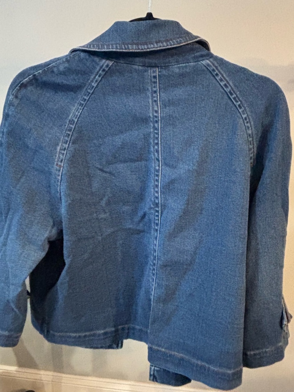 Lysse Jeanne Crop Trench Jacket women’s size XL - Picture 7 of 9